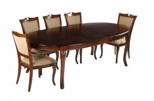 Столовый комплект для гостиной стол со стульями   (MK-1267-TB)– купить в интернет-магазине ЦЕНТР мебели РИМ