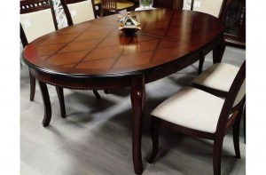 Столовый комплект для гостиной стол со стульями   (MK-1267-TB)– купить в интернет-магазине ЦЕНТР мебели РИМ