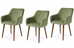 Стильное кресло зеленого цвета со стежкой  Adelle(pranzo)– купить в интернет-магазине ЦЕНТР мебели РИМ