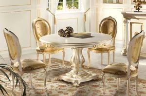 Классический итальянский круглый стол Cerano(angelo capellini) – купить в интернет-магазине ЦЕНТР мебели РИМ