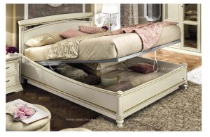 Итальянская классическая белая кровать Treviso  с ящиком для белья(143LET.03FR.143CMN.01FR)– купить в интернет-магазине ЦЕНТР мебели РИМ