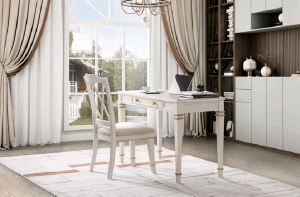 Письменный стол в  белом цвете  Corris(ashley)– купить в интернет-магазине ЦЕНТР мебели РИМ