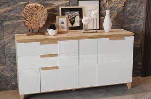 Современный белый комод Врио (BRIO-K23)– купить в интернет-магазине ЦЕНТР мебели РИМ