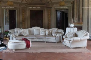 Классический полукруглый итальянский диван LUISA  (Altavilla)– купить в интернет-магазине ЦЕНТР мебели РИМ