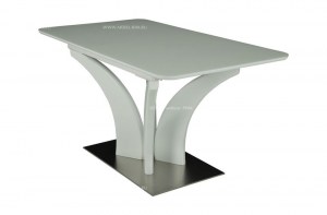 Прямоугольный раздвижной стол белый( MK-7703-WT )– купить в интернет-магазине ЦЕНТР мебели РИМ