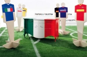 Прилавок 2-дверный Free Kick с футбольным дизайном, производство Италия
