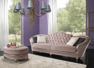 Итальянский диван с пуфом  btc(V113/D,V114/D,V115/D)– купить в интернет-магазине ЦЕНТР мебели РИМ
