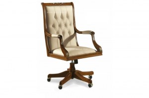 Итальянское кресло  c вращающейся ножкой на колесиках  btcinternational(V265/P)– купить в интернет-магазине ЦЕНТР мебели РИМ
