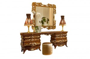 Роскошный итальянский туалетный столик  из коллекции спальни Versailles(grilli)– купить в интернет-магазине ЦЕНТР мебели РИМ