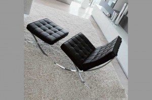 Современное  кресло для отдыха с пуфом! (MK-5512-BL MK-5511-BL)– купить в интернет-магазине ЦЕНТР мебели РИМ
