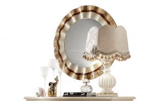 Круглое итальянское зеркало из коллекции Gruppi Notte(signorini coco)– купить в интернет-магазине ЦЕНТР мебели РИМ
