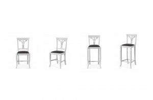 Классический деревянный стул S13 с мягким сиденьем. Stosa Cucine, Италия