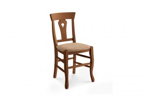 Кухонный стул S14 деревянный с мягким сиденьем. Stosa Cucine, Италия